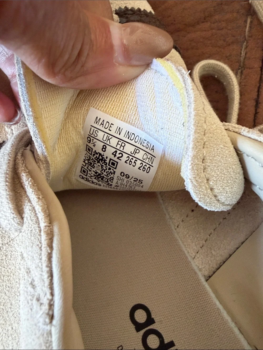 adidas Bermuda sneaker in a neutral 